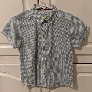 Cute Button Down Short Sleeve Dress Shirt